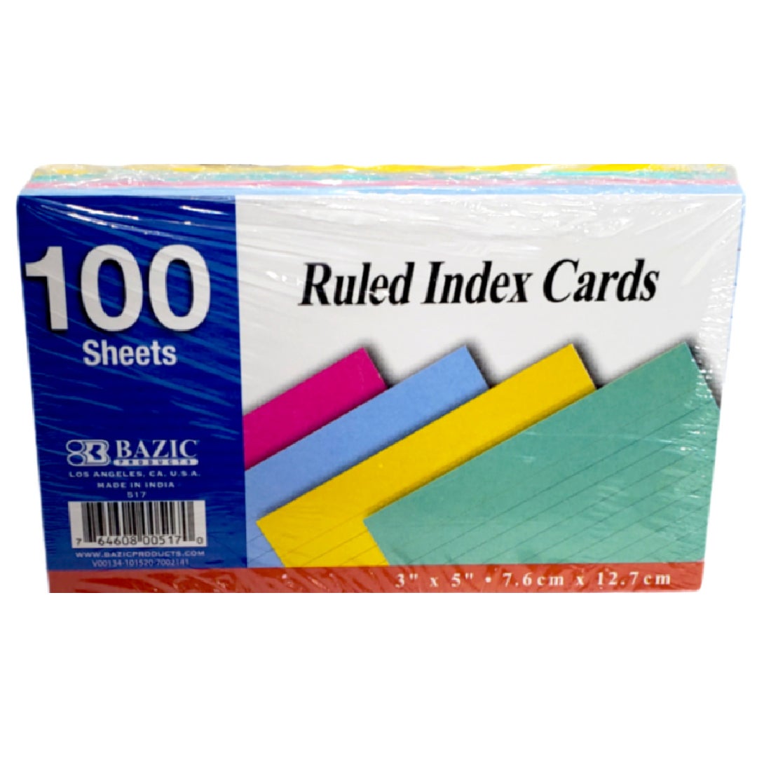 SCHOOL SUPPLIES - INDEX CARD | U.W.I Universal Wholesalers INC.