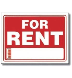 BAZIC #S-4 FOR RENT SIGN