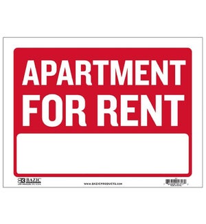 BAZIC #S-5 SIGN APARTMENT FOR RENT