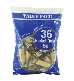 COIN WRAPPERS #1042 NICKELS