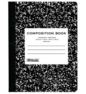 BAZIC #5051 COMPOSITION BOOK/UNRULED