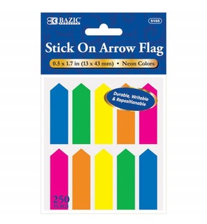 BAZIC #5155 ARROW FLAGS, NEON COLOR