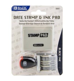 BAZIC #6301 DATE STAMP & INK PAD