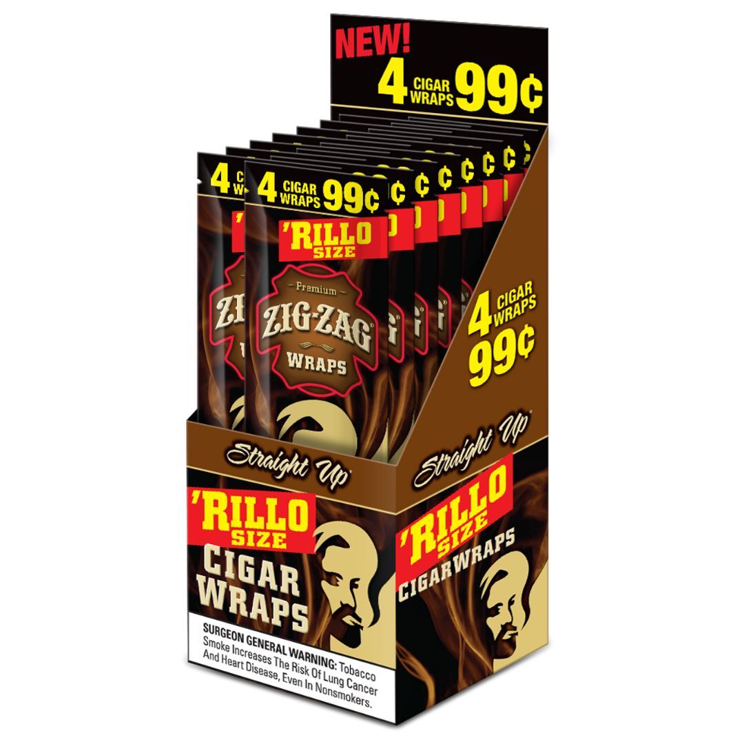 ZIG ZAG RILLO - STRAIGHT UP WRAPS PP $0.99 - just arrived
