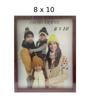 PF9533 BURGUNDY PLASTIC PICTURE FRAME