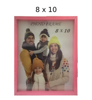 PF9538 PINK PLASTIC PICTURE FRAME