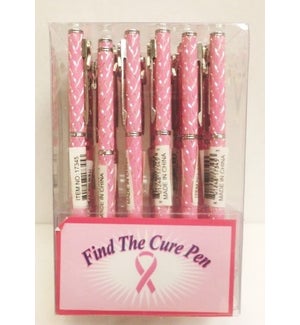 B.C.A #17558 PEN /FIND THE CURE