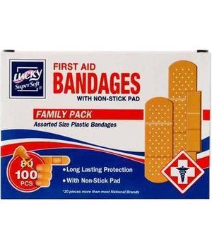 LUCKY #4100 FIRST AID BANDAGES