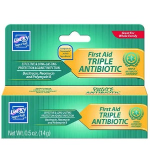 LUCKY OINTMENT #10372 TRIPLE ANTIBIOTIC FIRST AID