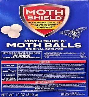 Moth Shield 24 oz Lavender Scent Moth Balls - Moisture Absorbers
