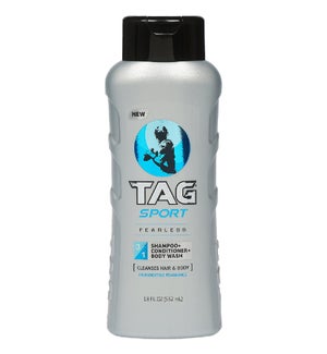 TAG SHAMPOO #00882 FEARLESS 3IN1