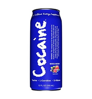 COCAINE ENERGY DRINK #4971 MIXED BERRY