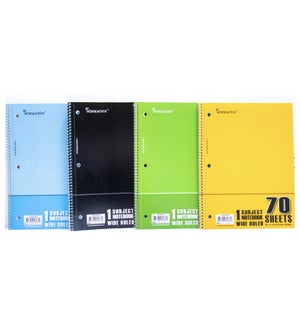 UC-1927 1-SUBJECT NOTEBOOK WIDE RULL