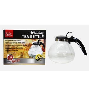 TEA KETTLE #CH26887 GLASS