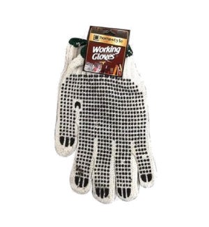 WORKING GLOVES #CH80072 1-SIDE DOTS