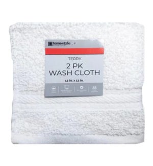 WASH CLOTH #PA76368 WITHE