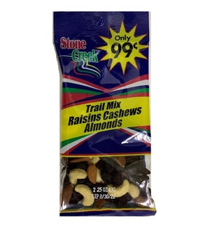 STONE CREEK NUTS #SC9939 RAISINS CASHEWS ALMO