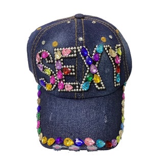BASEBALL HAT #DCY101 SEXY MIX STONE JEANS