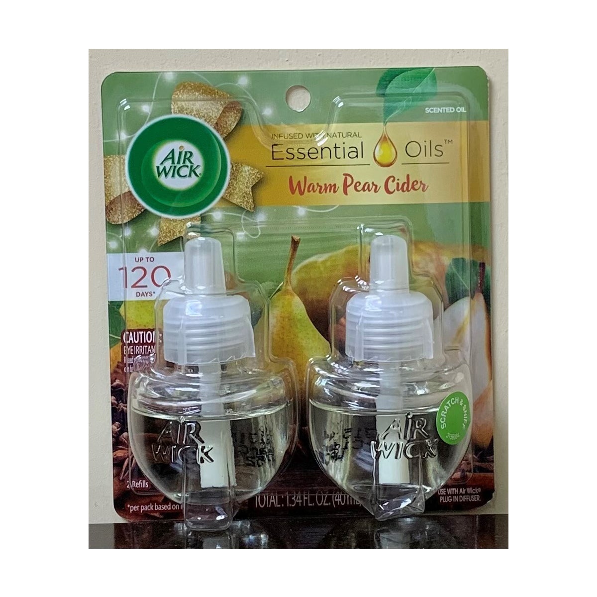 AIRWICK OIL REFILL PEAR CIDER 6/2PK