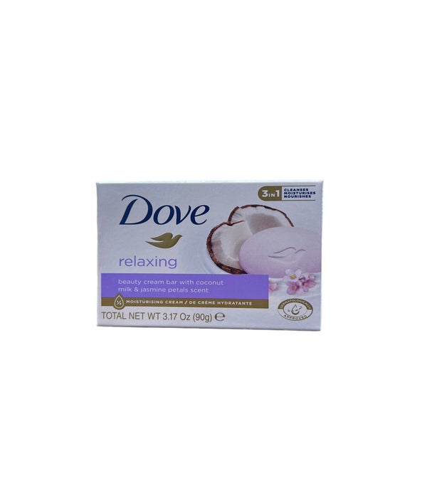 Dove Solid Hand Soap, Unscented, 3.17 Oz, Carton Of 12 Bars