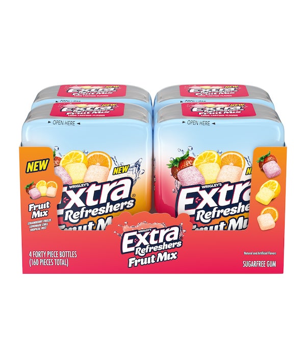 EXTRA GUM FRUIT MIX 4/40CT 