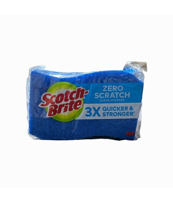 SCOTCH-BRITE NON-SCRATCH SCRUB SPONGE 8/3PK