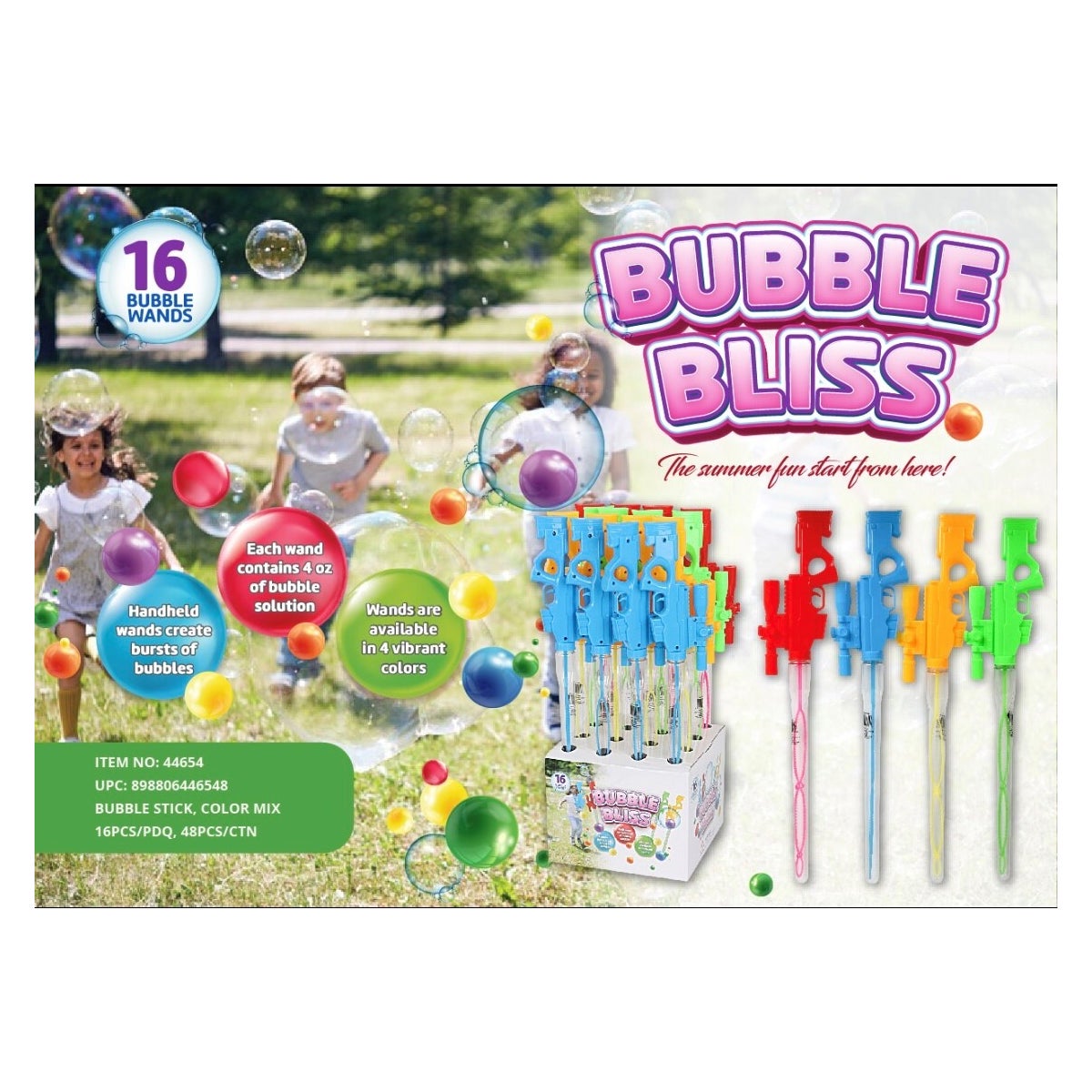 RIFLE BUBBLE BLISS WAND 16CT