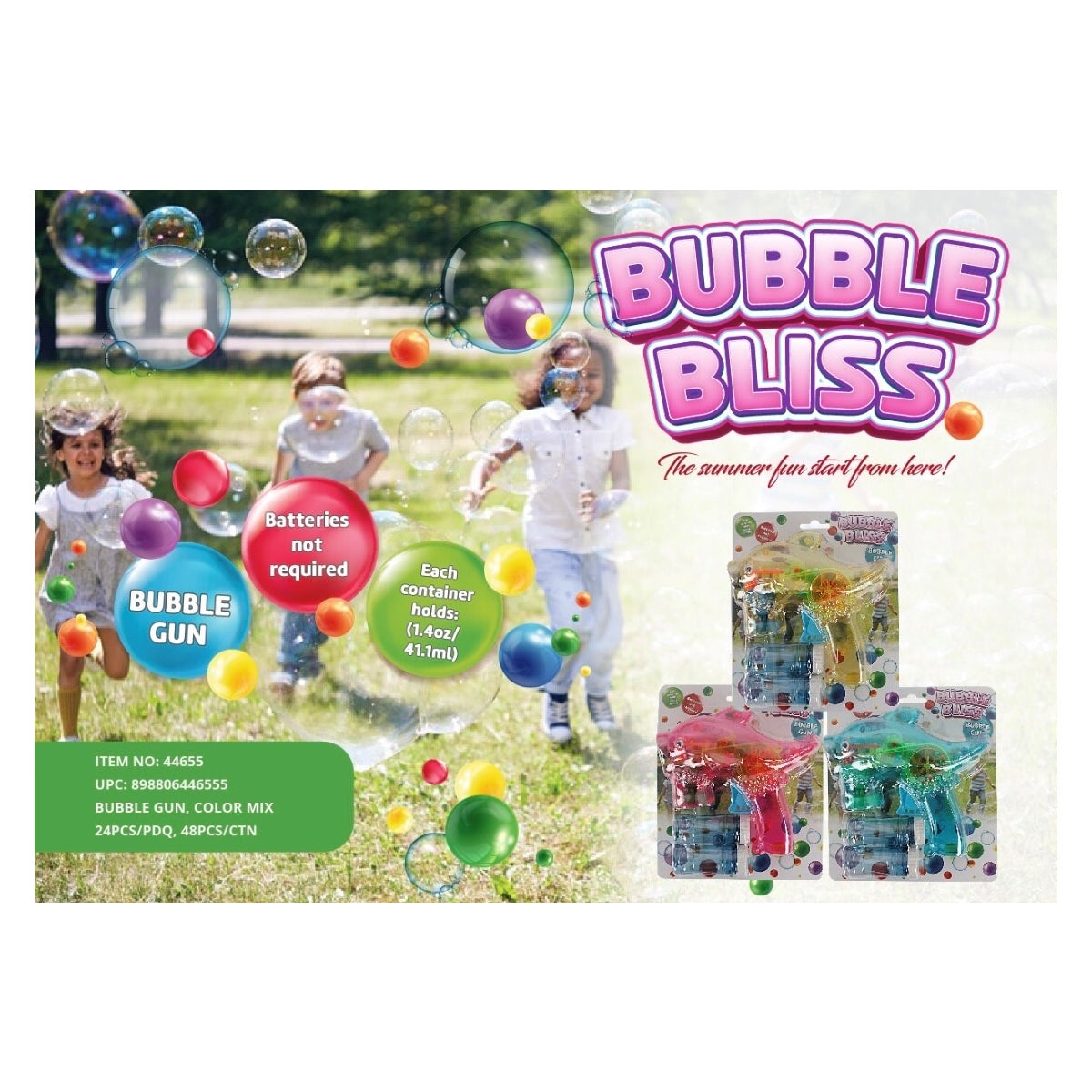 DOLPHIN BUBBLE BLISS W/2 REFILLS 24CT