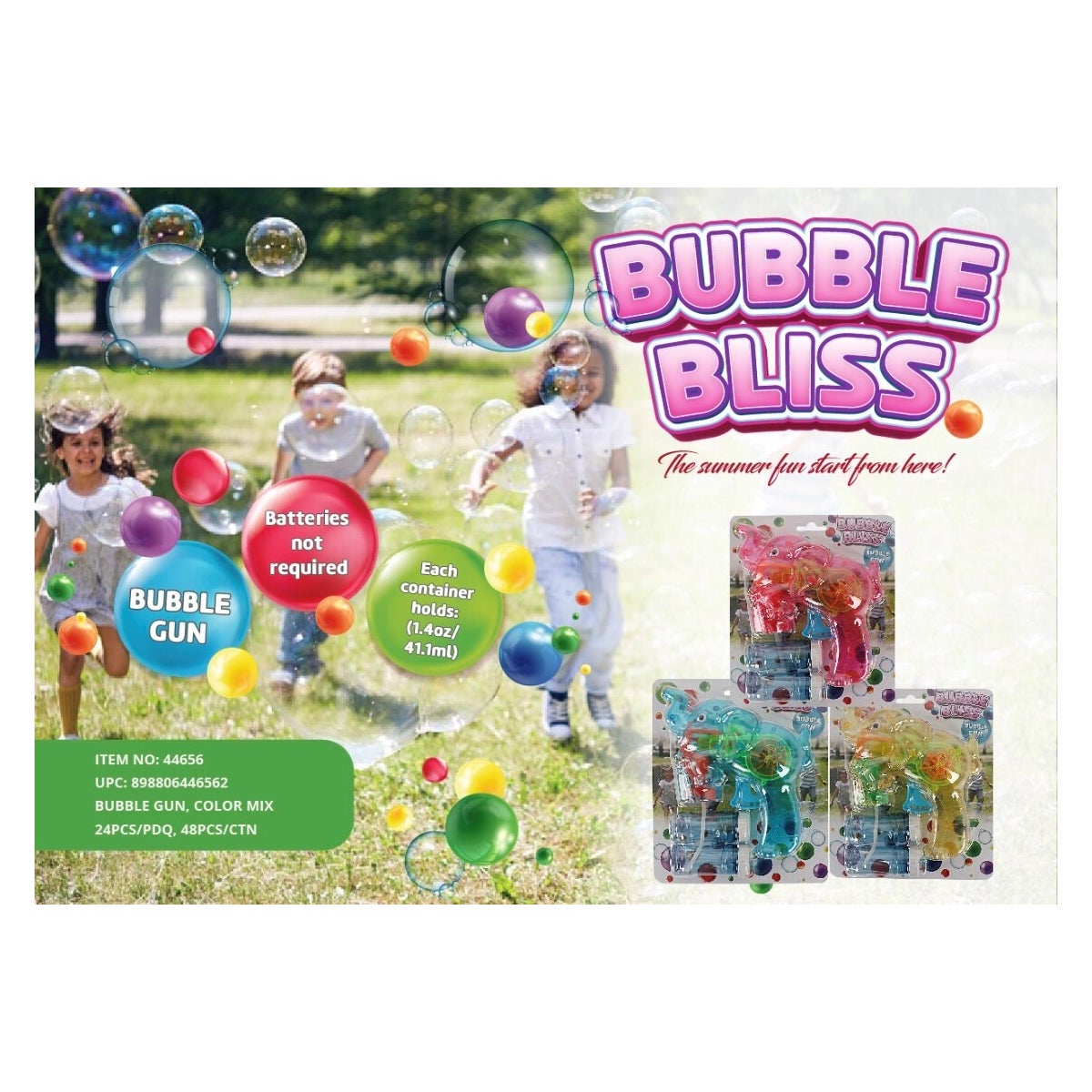 ELEPHANT BUBBLE BLISS W/TWO REFILLS 24CT