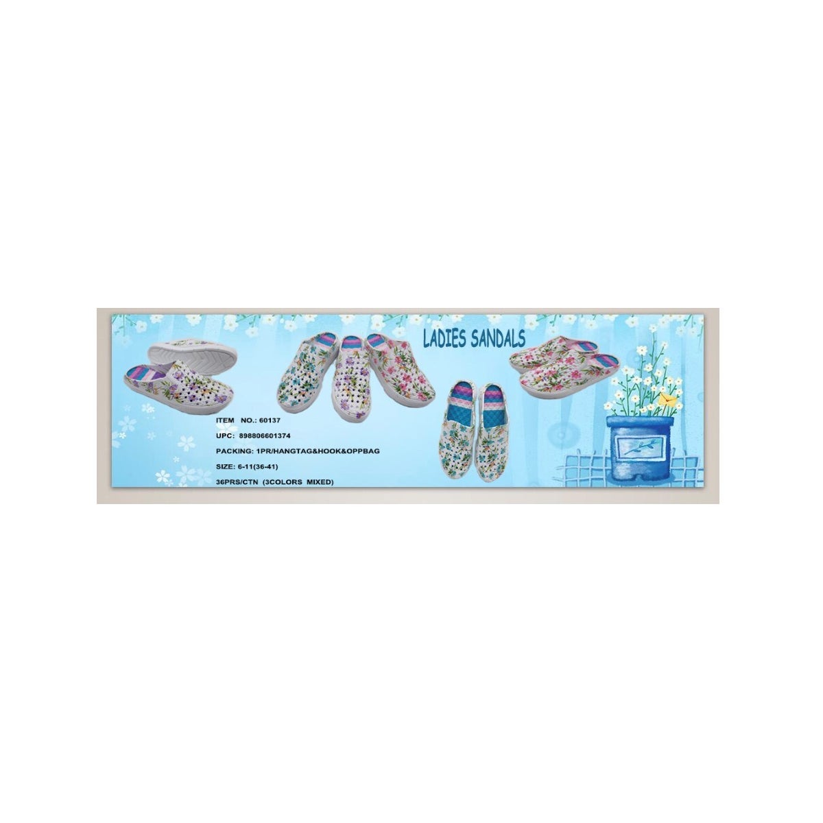 LADIES SANDALS 36PAIRS