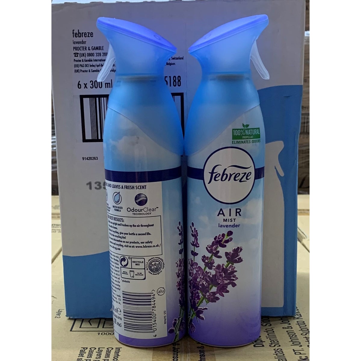 FEBREZE AIRFRESH LAVENDER 6/300ML