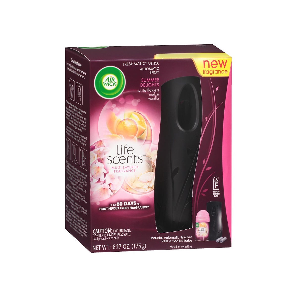 AIRWICK FRESHMATIC MACHINE SUMMER DELIGHT 4/1PK
