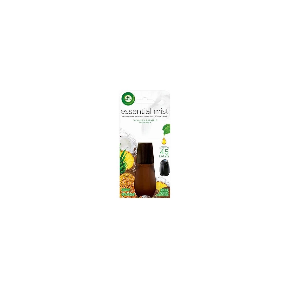 AIRWICK ESSENTIAL MIST REFILL COCONUT&PINEAPPLE 6/0.67OZ