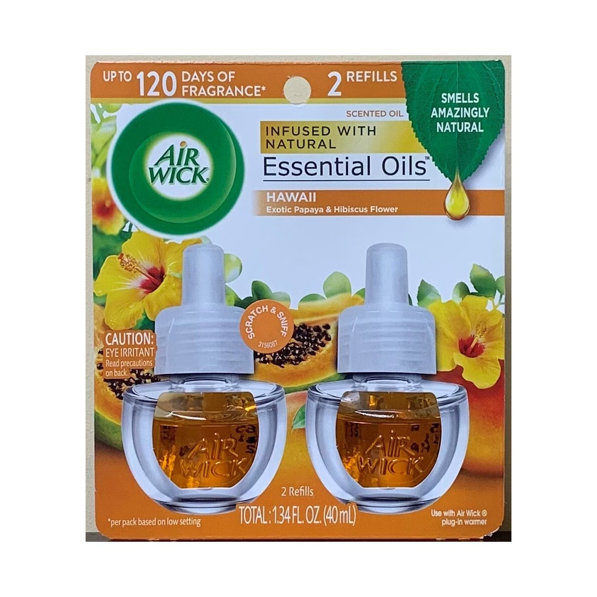 AIRWICK OIL REFILL HAWAIIAN EXOTIC 6/2PK
