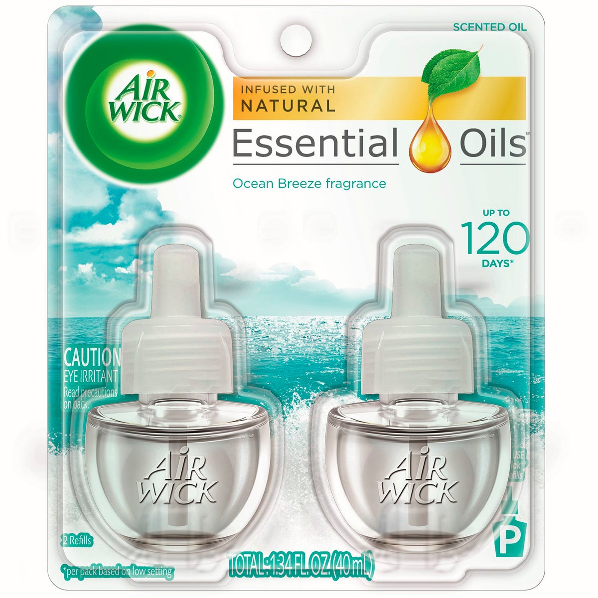 AIRWICK SCENTED OIL REFILL PURE OCEAN 6/2PK
