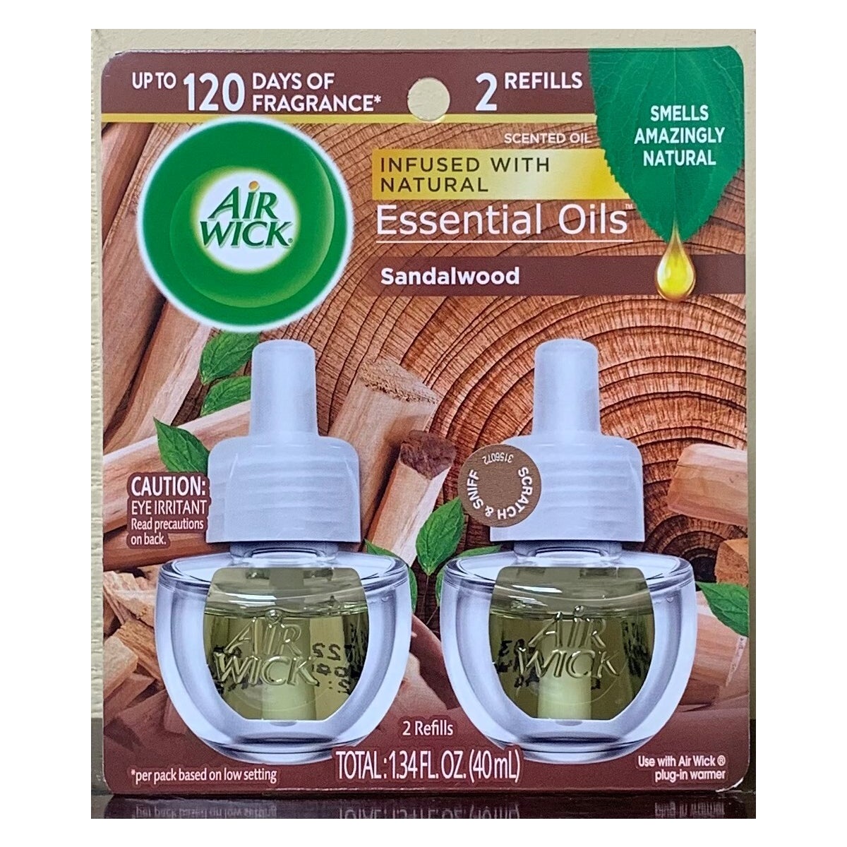 AIRWICK OIL REFILL SANDALWOOD 6/2PK