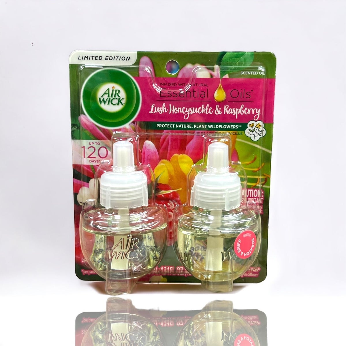 AIRWICK OIL REFILLS HONEYSUCKLE & RASPBERRY 6/2PK 2/0.67OZ