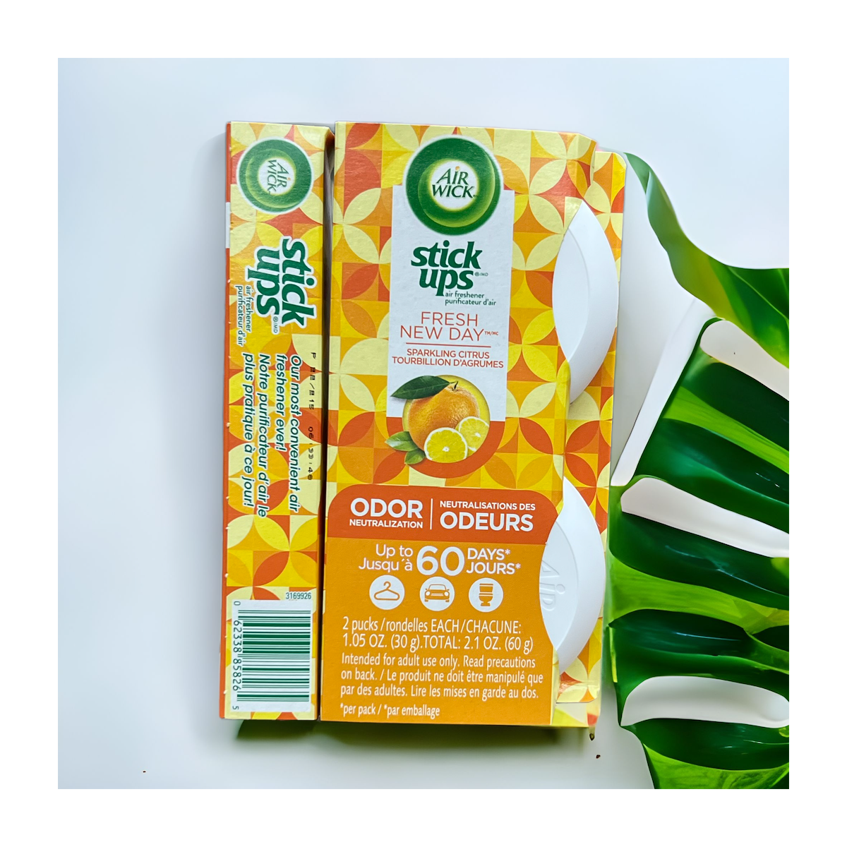 AIRWICK STICK-UP SPARKLING CITRUS 12/2CT