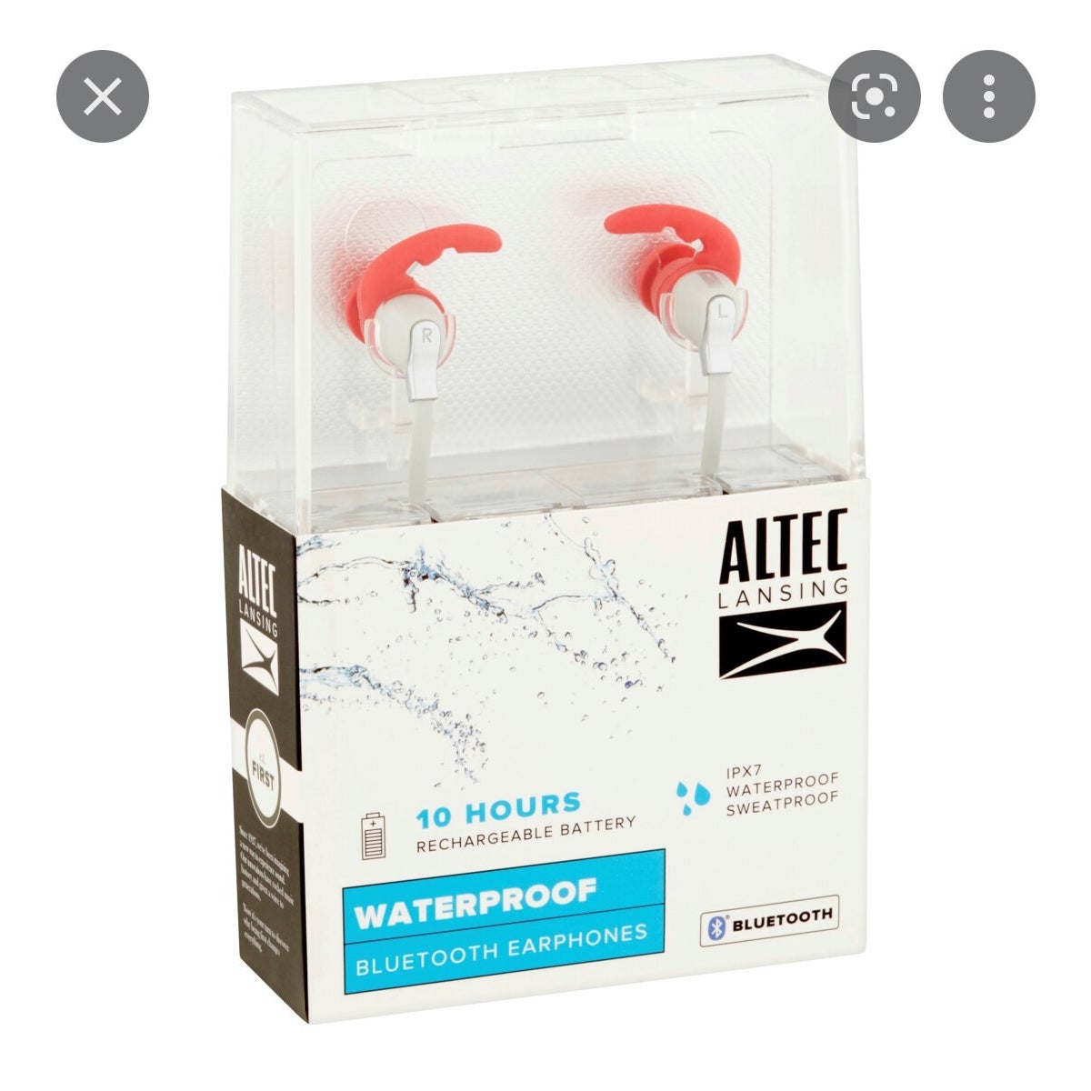 ALTEC LANSING BT EARPHONES WATERPROOF 1CT