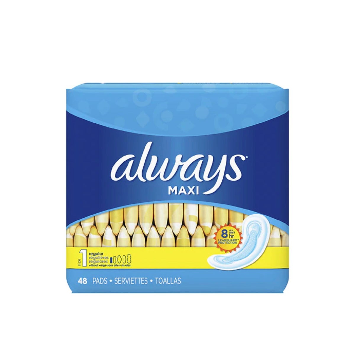 ALWAYS MAXI REGULAR 6/48CT