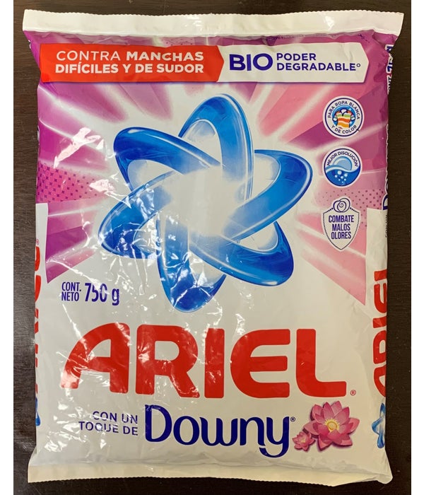 ARIEL LAUNDRY DETERGENT CON DOWNY 12/750GR
