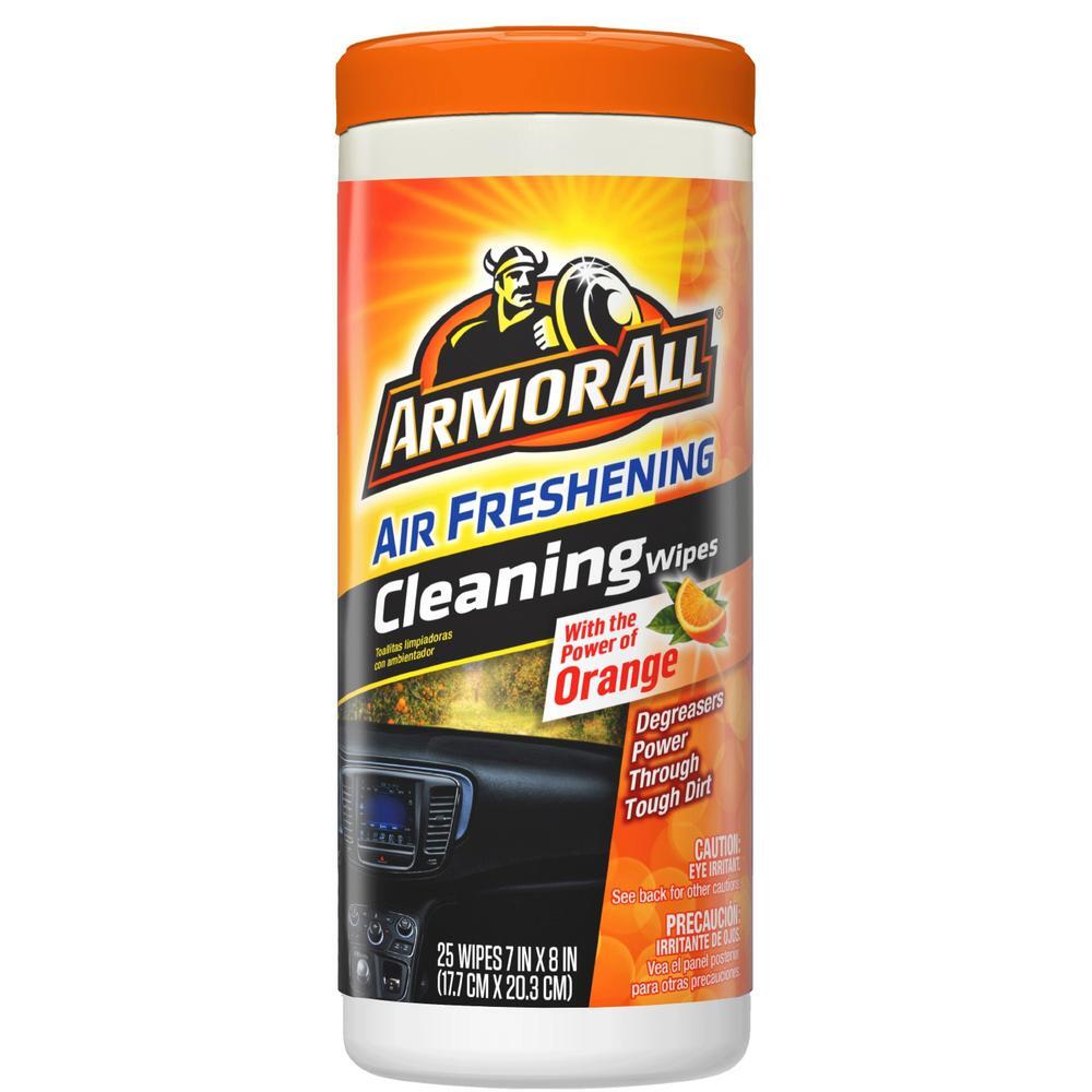 ARMORALL CLEANING WIPES FRESH ORANGE 6/25 CT