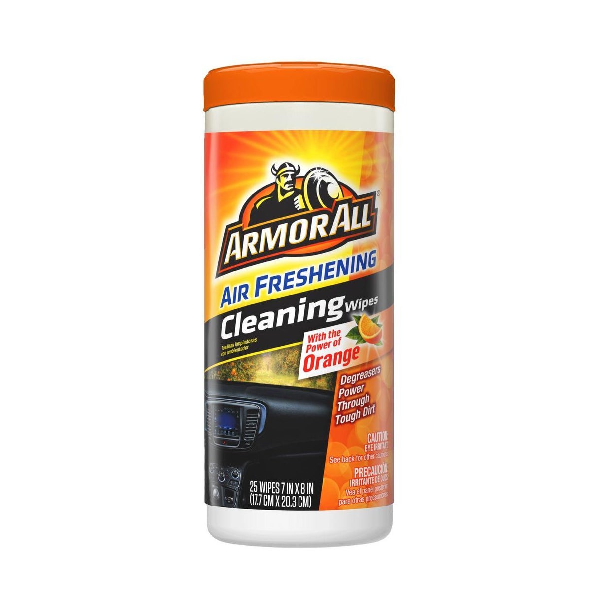 ARMORALL CLEANING WIPES FRESH ORANGE 6/25 CT