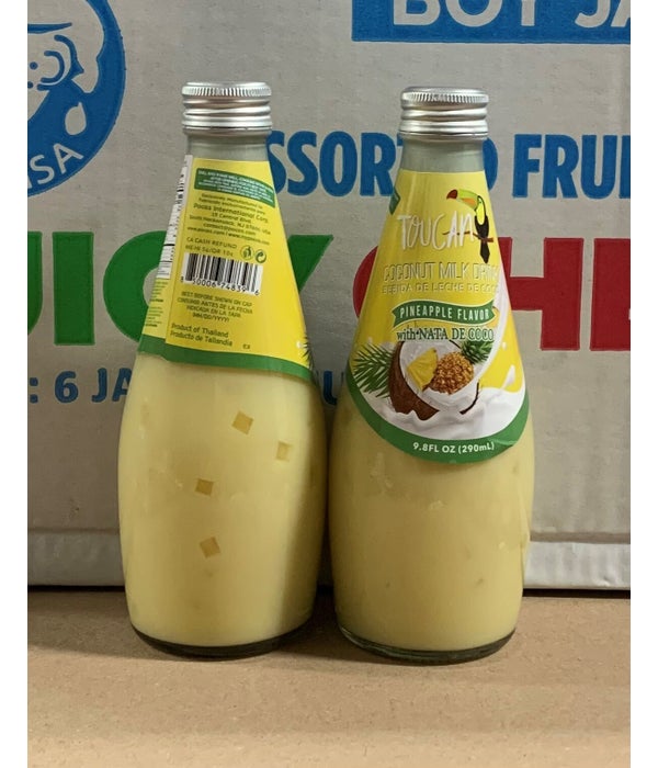 COCONUT MILK DRINK WITH PINEAPPLE 12/9.8OZ EXP