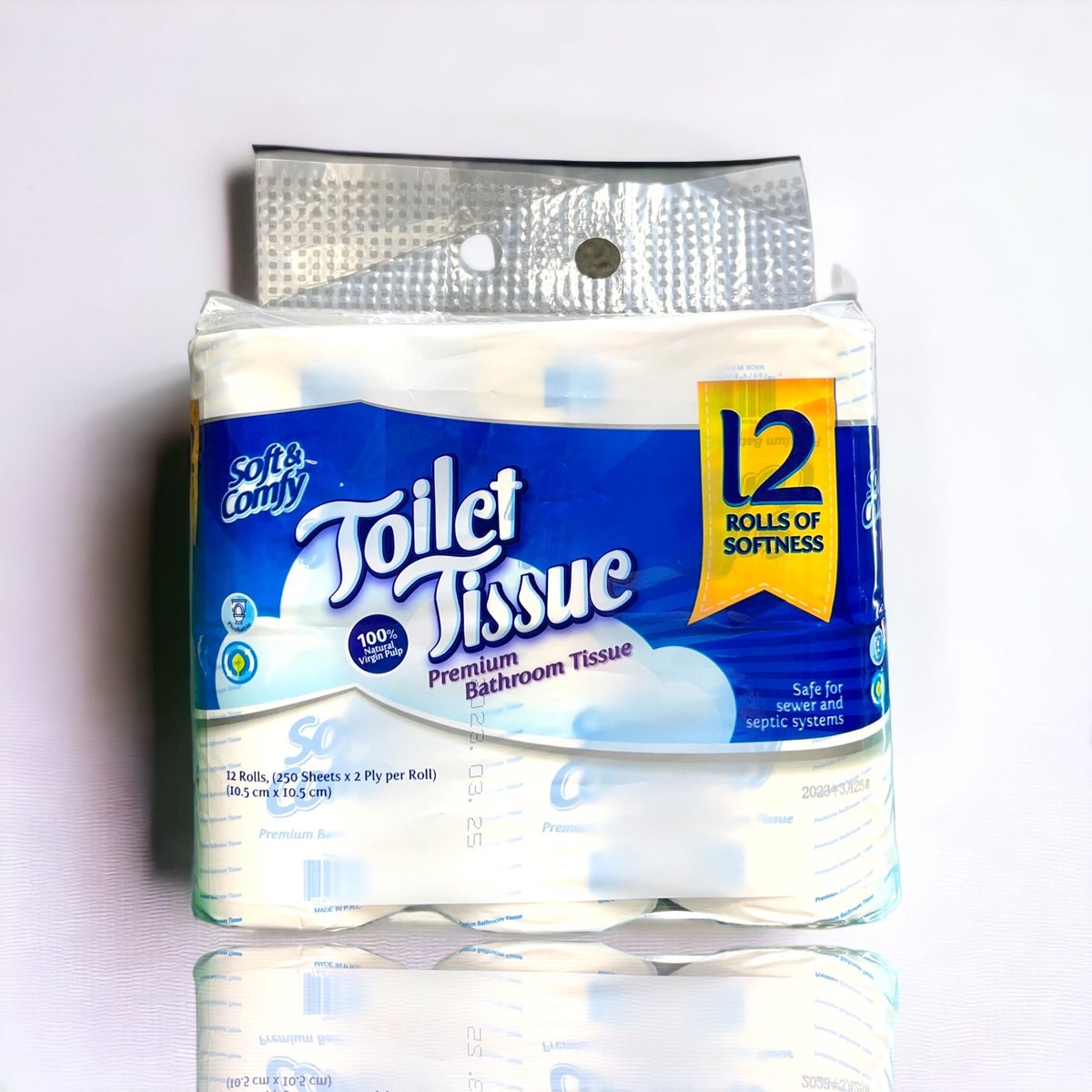 SOFT&CONFTY BATHROOM TISSUE 4/12PK