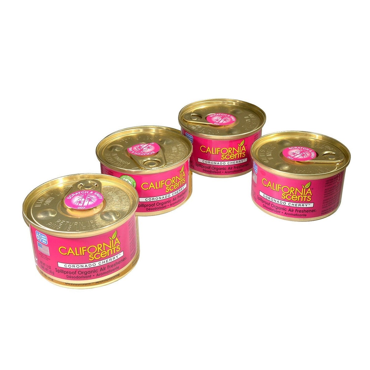 CALIFORNIA SCENTS ORGANIC CAR FRESHNER CORONADO CHERRY 1DZ