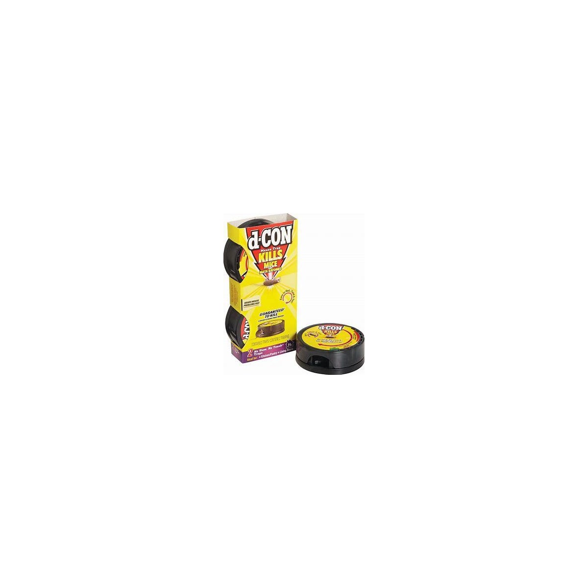 D-CON NO VIEW NO TOUCH MOUSE TRAP 8/2CT