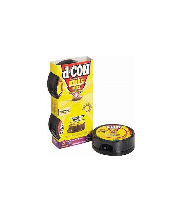 D-CON NO VIEW NO TOUCH MOUSE TRAP 8/2CT