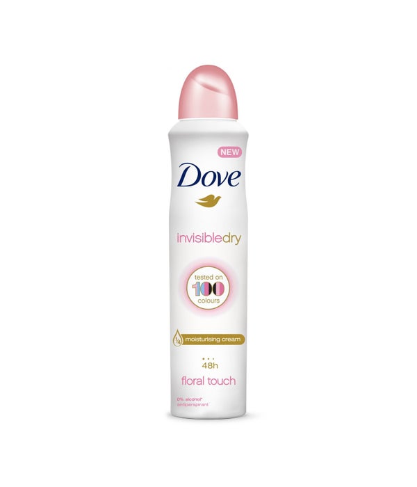 DOVE ANTIPERPIRANT SPRAY INVISIBLE FLORAL TOUCH 12/150ML