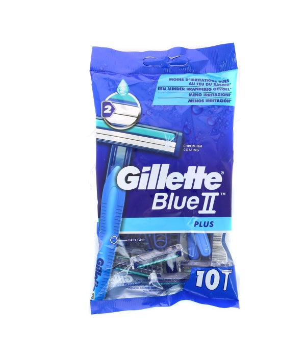 GILLETTE RAZOR BLUE II 12/10CT